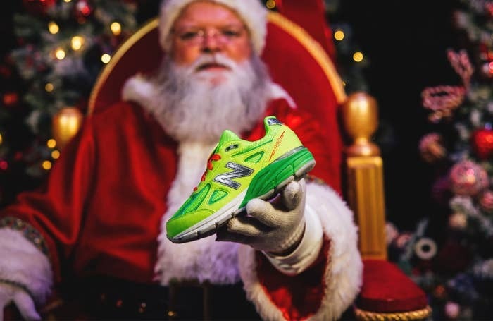 Kids Get Access to These Grinch inspired DTLR x New Balance 990v4